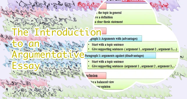 Argumentative essay introduction