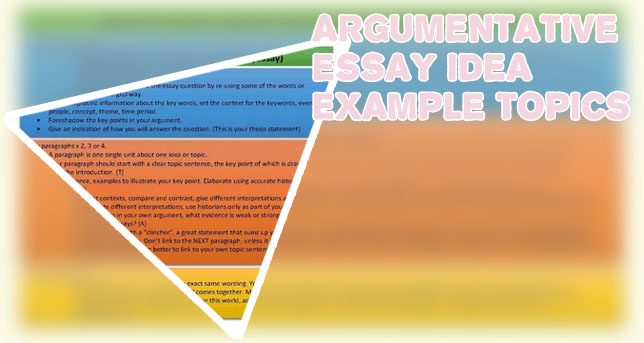 Formal argument essay example