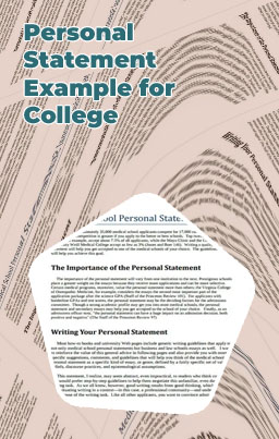 Good college personal statements