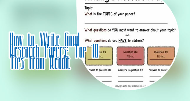 Help with writing a research paper