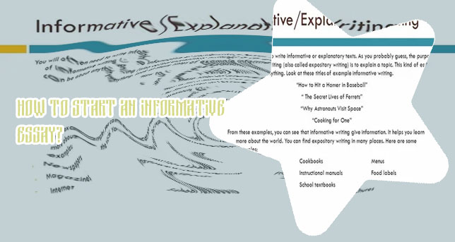 How to do an informative essay