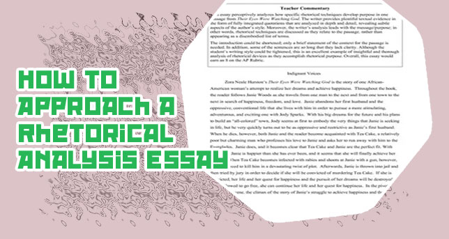 How to start a rhetorical analysis essay