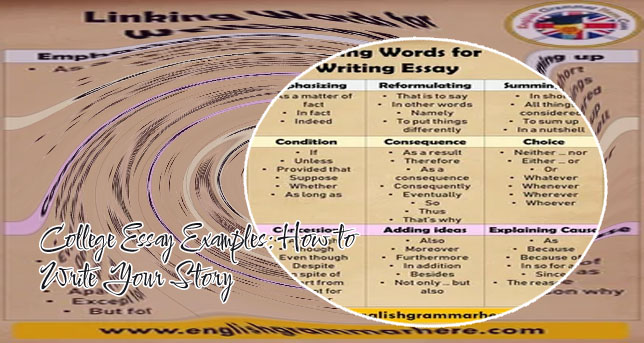 How to start off an essay examples