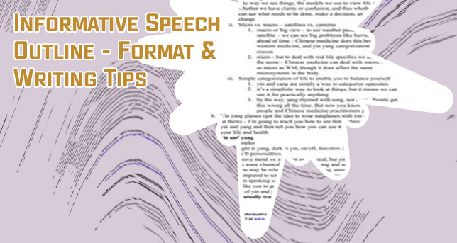 Informative speech outline