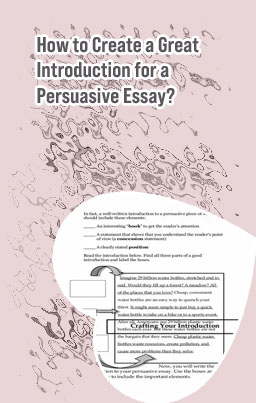 Introduction for persuasive essay
