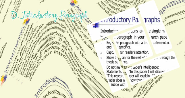 Introductory paragraph
