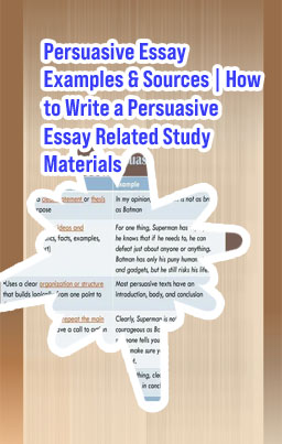 Persuasive essay example