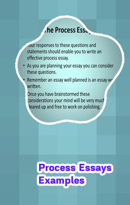 Process essay examples