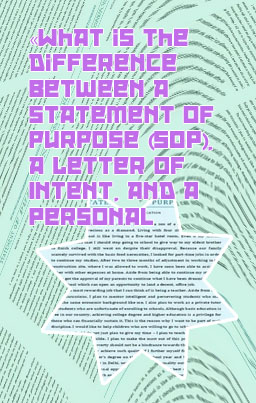 Scholarship statement of purpose