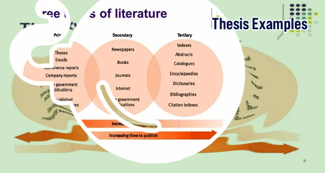 Thesis examples in literature
