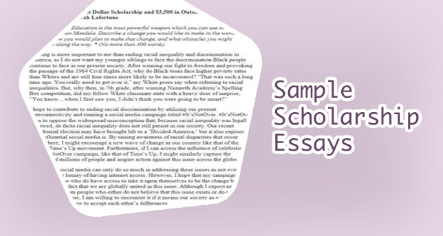 Tips for writing scholarship essays