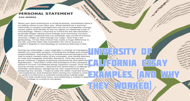 Uc personal statement examples