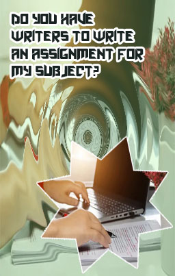 Write my assignment
